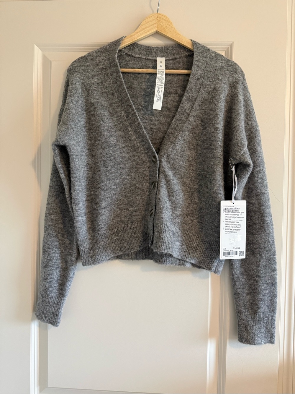 Lululemon Alpaca Wool Blend Cardigan Sweater - NWT